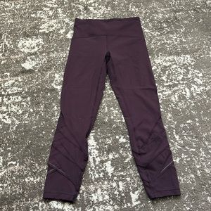 Lululemon Mesh legging Black Cherry size 6